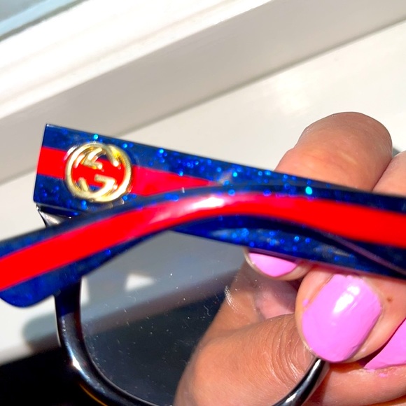 Gucci GG00379 RC, blue square 54mm authentic, like new - Picture 6 of 9